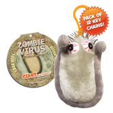 Zombie Virus Key Ring 12 Pack