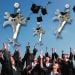 Graduation Brain with Diploma toss