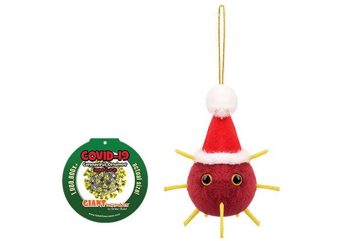 Covid ornament with tag