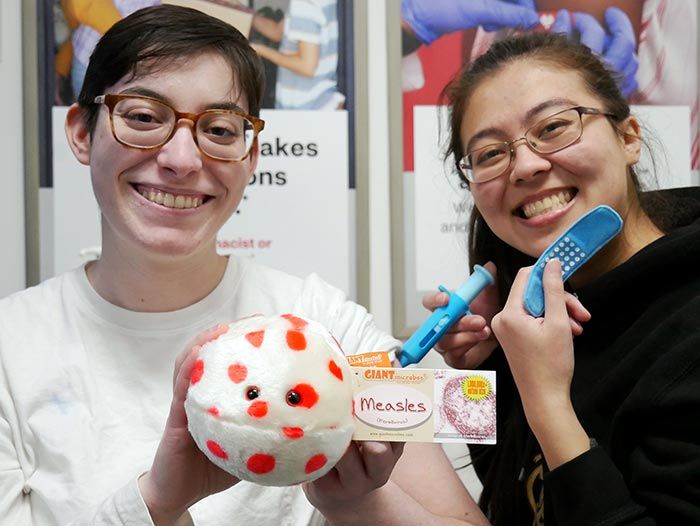 Measles shot buddies