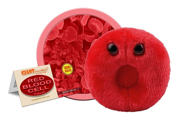 Red Blood Cell plush cluster