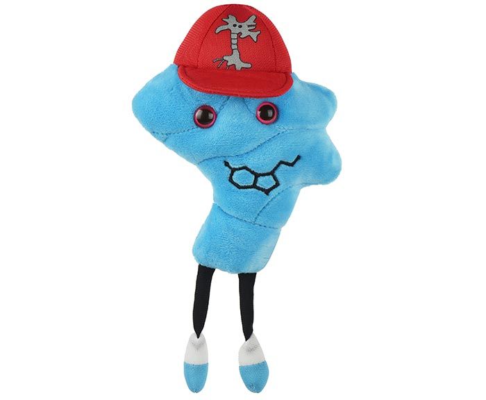 Serotonin plush front view