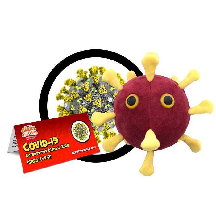 COVID-19 plush cluster