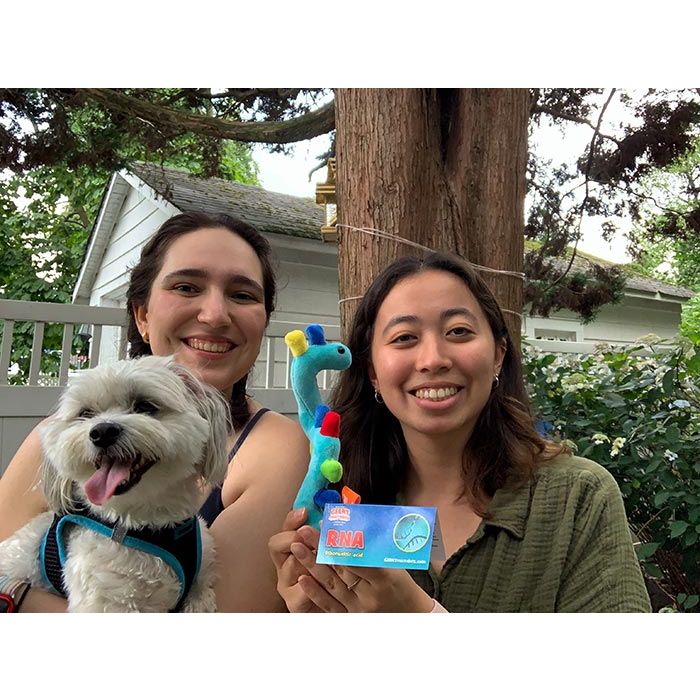 RNA with girls and dog