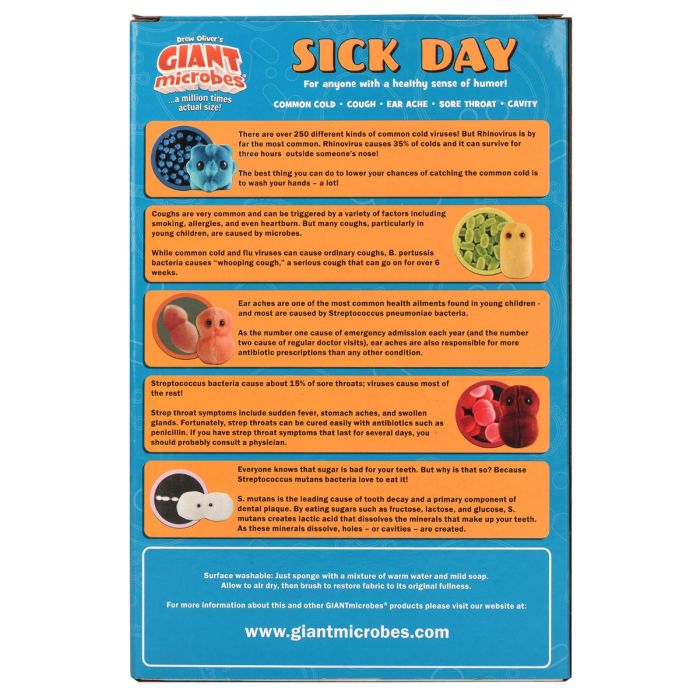 Sick Day box back Sick Day box back