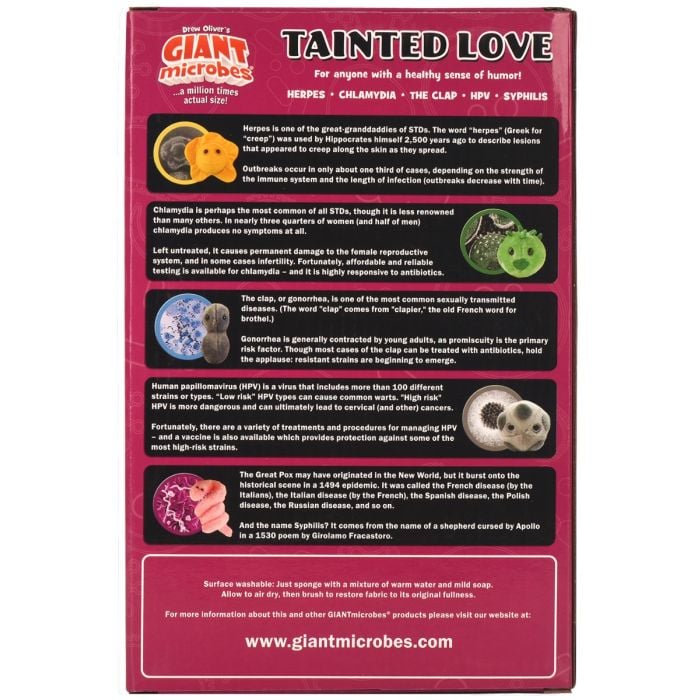 Tainted Love box back Tainted Love box back