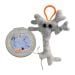 Brain Cell key ring tag