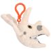 Triceratops skull key chain side