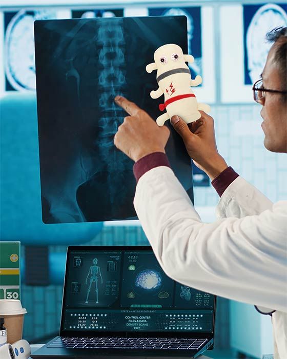 Back Pain plush x-ray fix