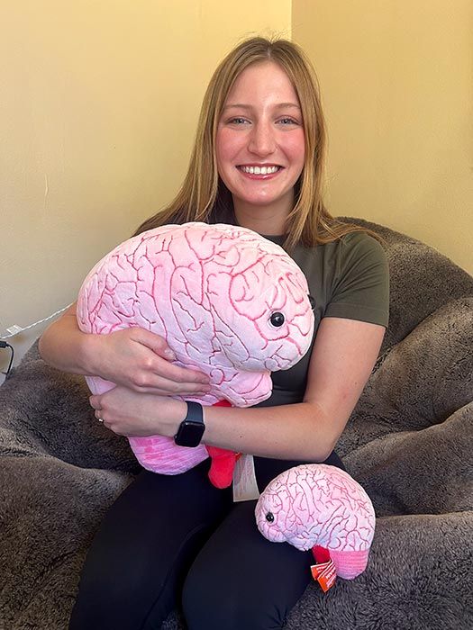 Brain gigantic with original size PD Brain