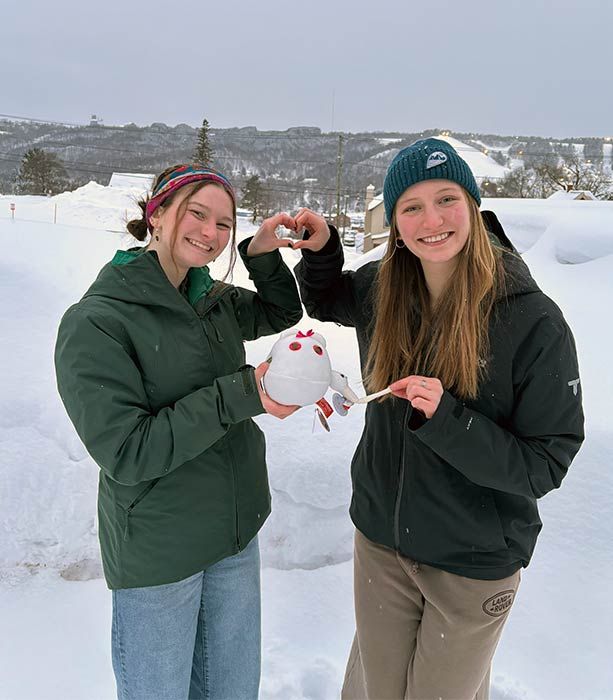 Egg and sperm plush outside