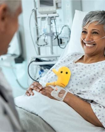 Stomach plush patient recovery gift
