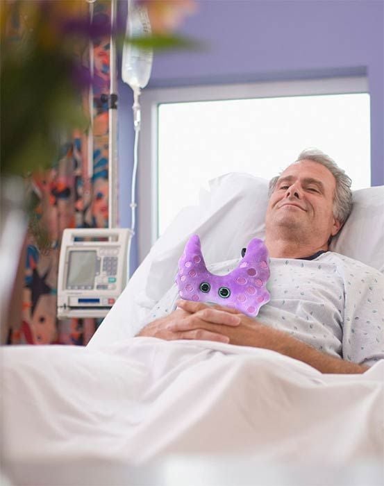 Thyroid plush patient recovery gift