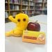 Stomach plush with apple