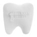 Tooth plush back with zipper