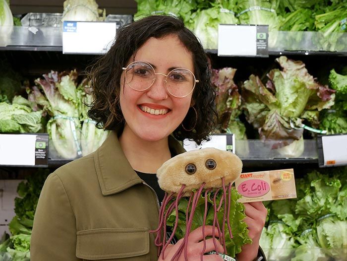 E. coli lettuce in store