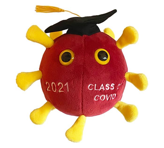 Graduation COVID 2021 plush doll