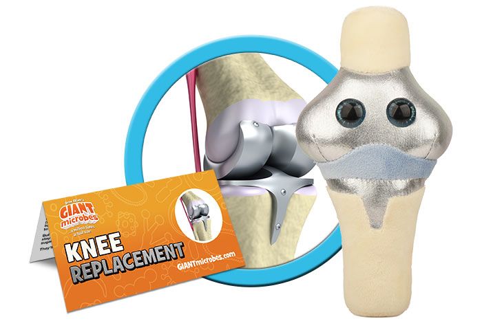 Knee Replacement plush cluster