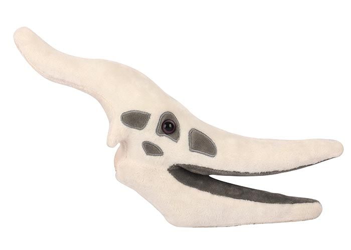 Pteranodon skull plush side