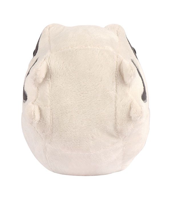 T. rex skull plush back