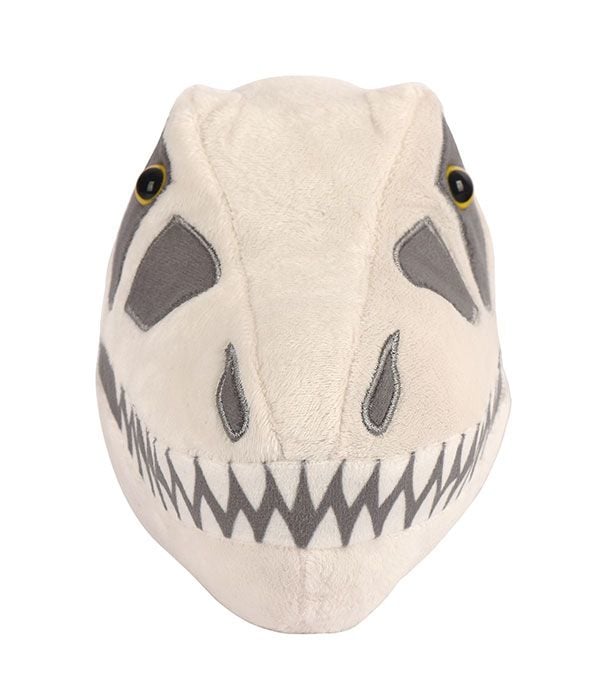 T. rex skull plush front