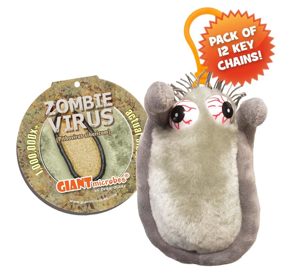 Zombie Virus Key ring pack
