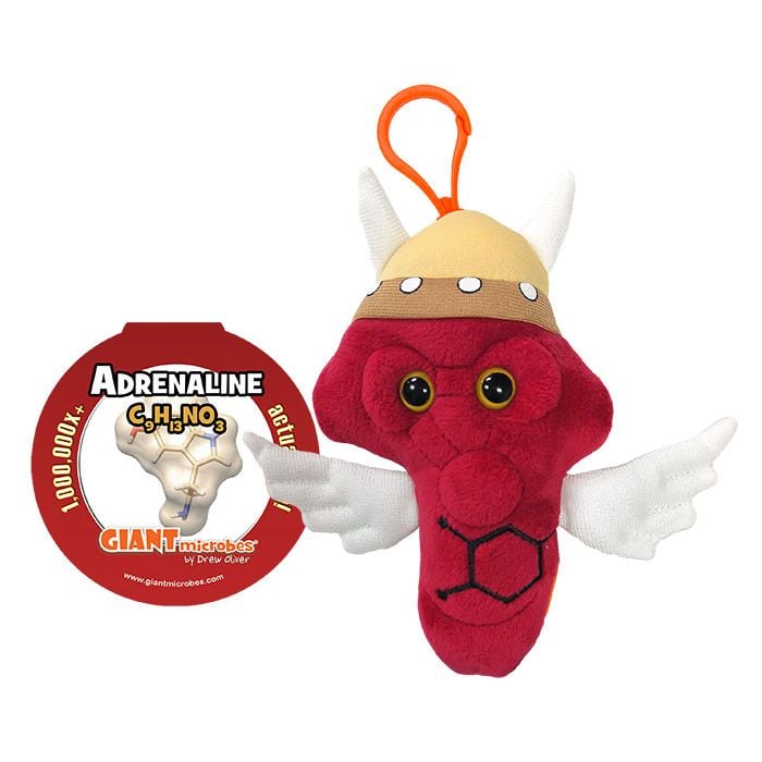 Adrenaline key chain tag