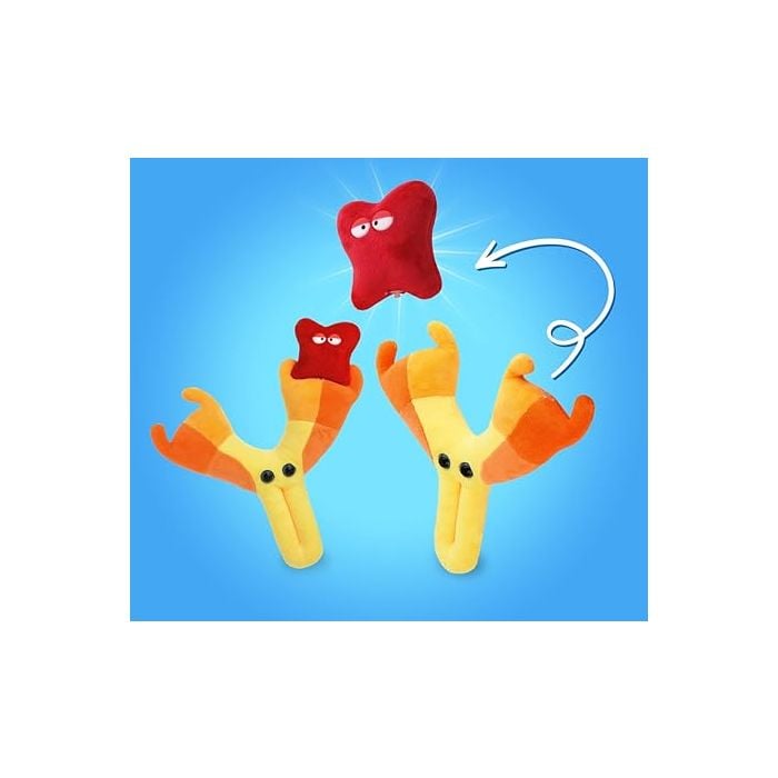 Removable antigen mini plush