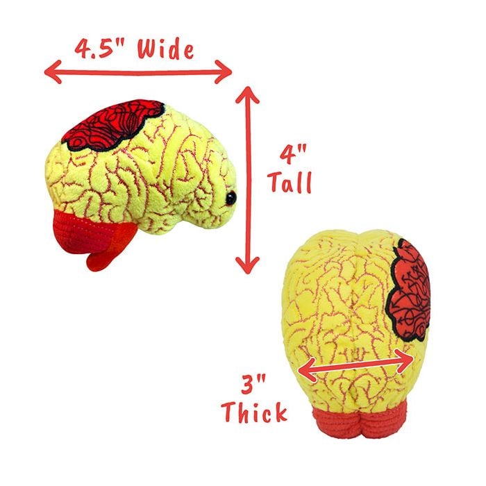 Anxiety plush dimensions