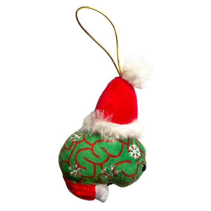 Brain plush ornament