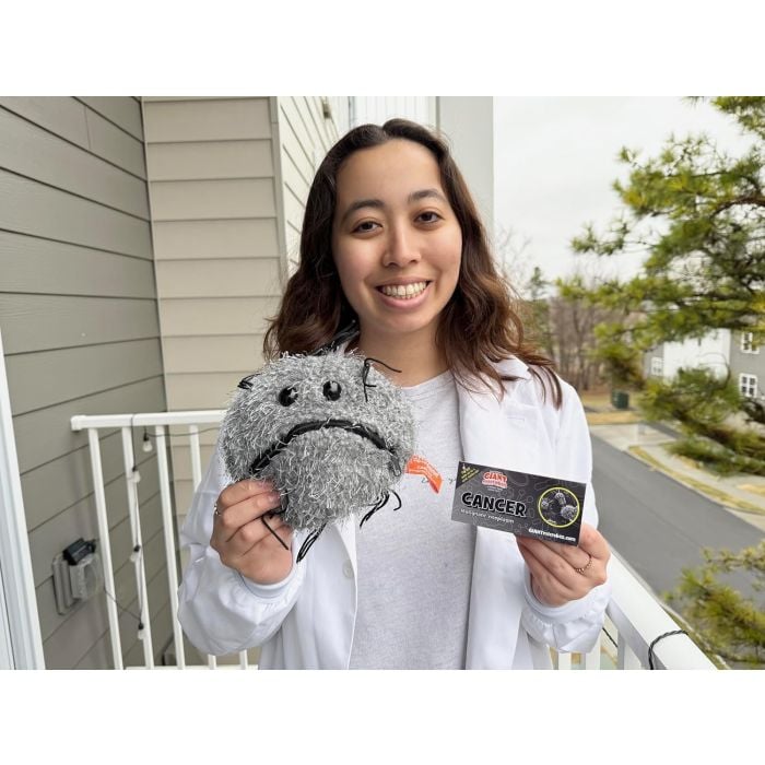 Caitlin with Cancer plush bad Caitlin with Cancer plush bad