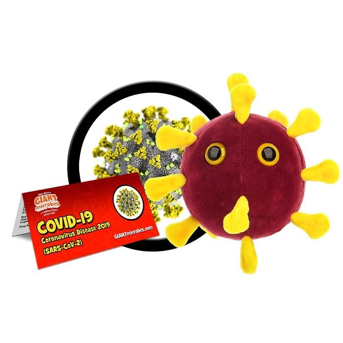 COVID plush cluster