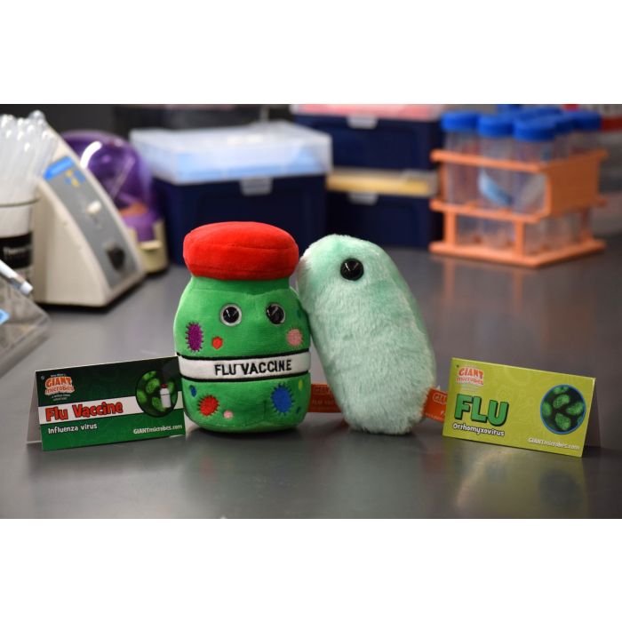 Flu Vaccine and Flu plush
