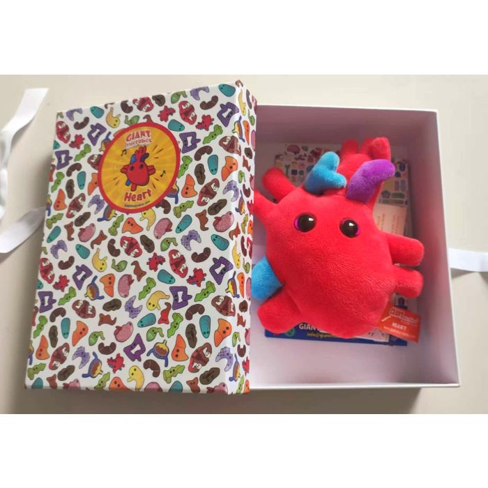 Heart gift box open