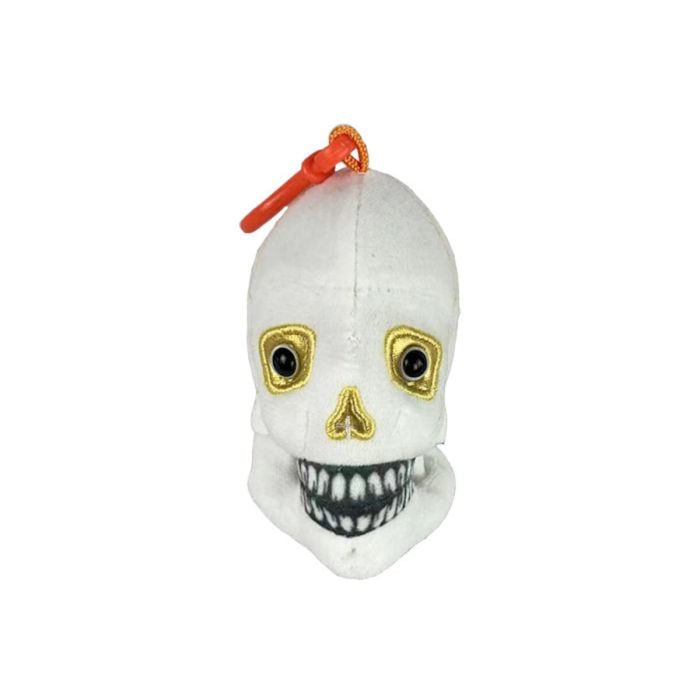 Gold Skull key chain front