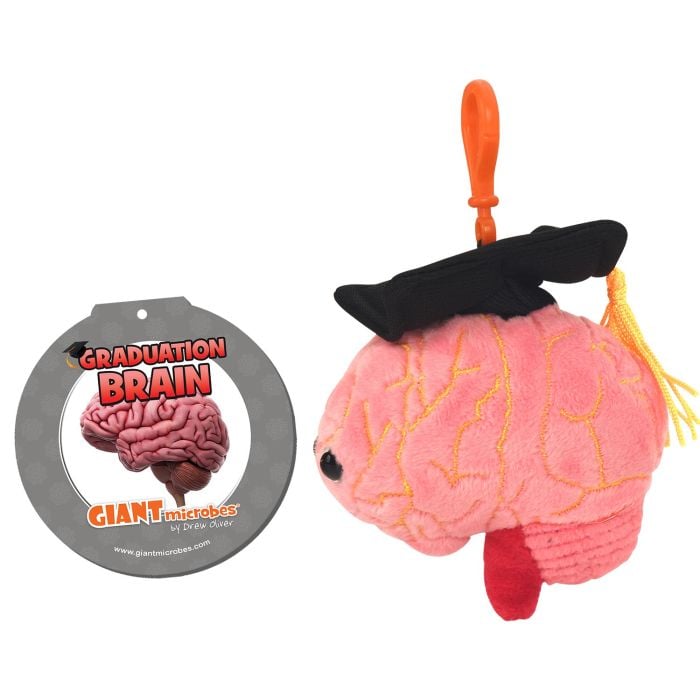 Graduation Brain plush kc with tag