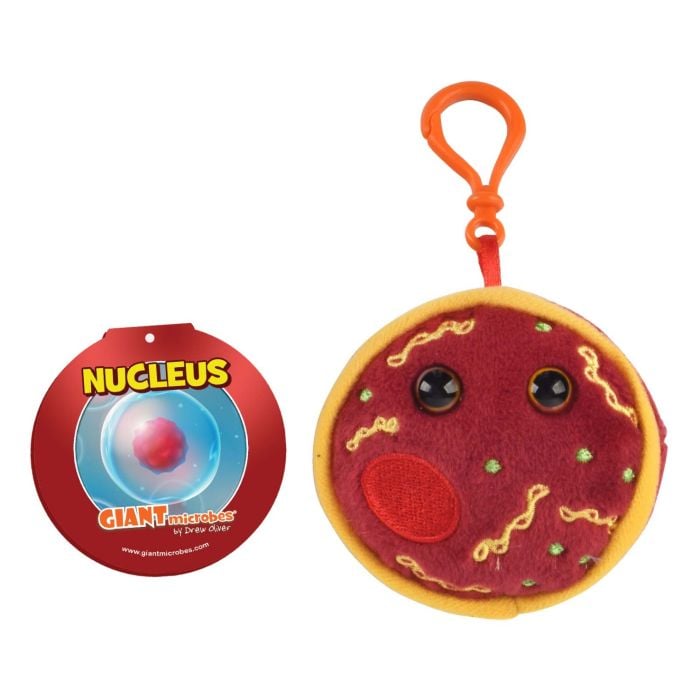 Nucleus plush key chain with tag