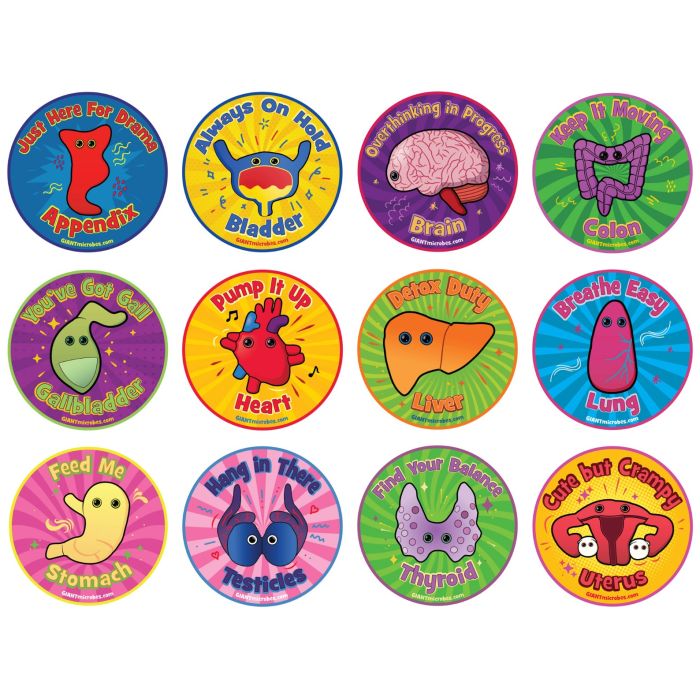 Organs sticker pack