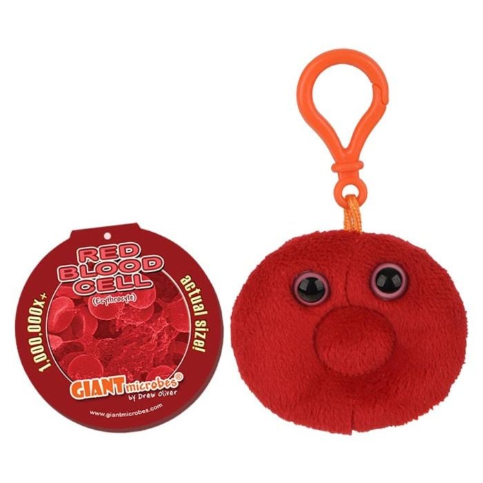 Red Blood Cell key chain tag