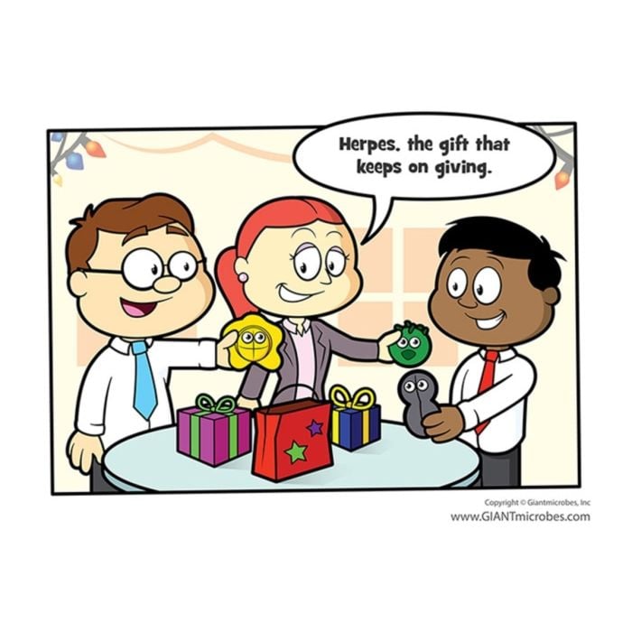 Secret Santa cartoon