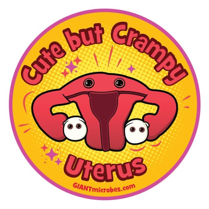 Uterus vinyl sticker