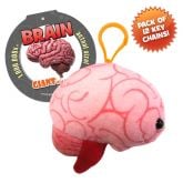 Brain Key Chain 12 Pack