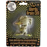 The Wordy Brain Cell key chain