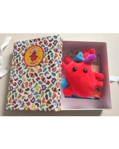 Heart gift box open