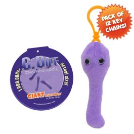 C. Diff Key Chain 12 Pack - Bacteria Plush Set | GIANTmicrobes