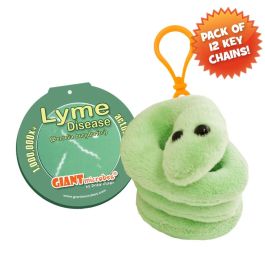 Lyme Disease Key Chain 12 Pack by GIANTMICROBES