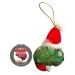 Brain plush ornament tag