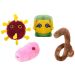 Modern plagues 4-pack plush