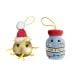 Covid Ornaments 2-pack