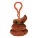 Poop plush key chain